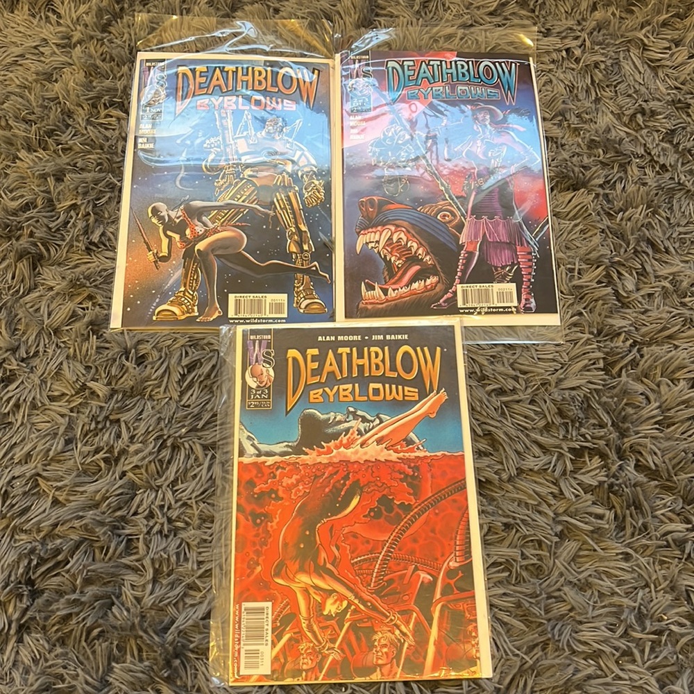 Deathblow by blows comic Alan moore